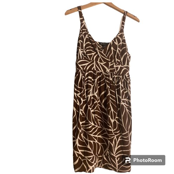 INC International Concepts Petite Y2K Abstract/ Animal Print mini dress sz MP - Picture 1 of 6